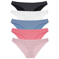 Трусики для женщин Donella 212201 L/ Разноцветный/ Cлипы