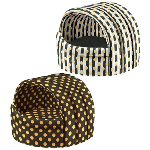 Cort pentru pisici Ferplast POIS-LINES Bumbac/ Brown photo 1 Cort pentru pisici Ferplast POIS-LINES Bumbac/ Brown photo 1