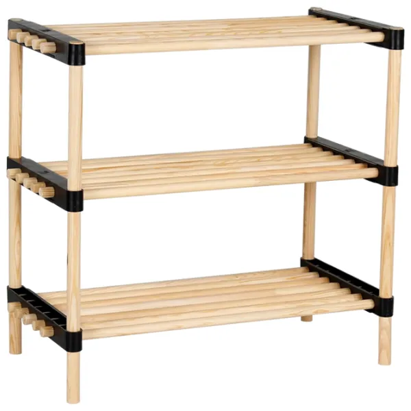 Стеллаж для обуви Seowood SEO-8161 52 x 56 x 28см/ Wood/ Wood photo 1