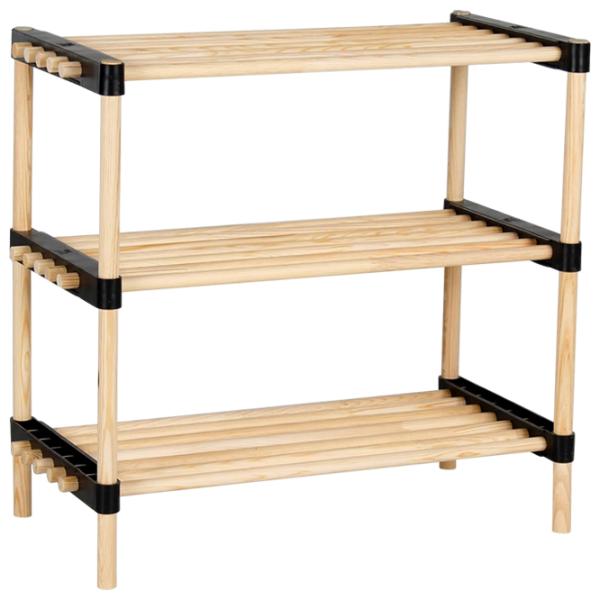 Стеллаж для обуви Seowood SEO-8161 52 x 56 x 28см/ Wood/ Wood photo 1