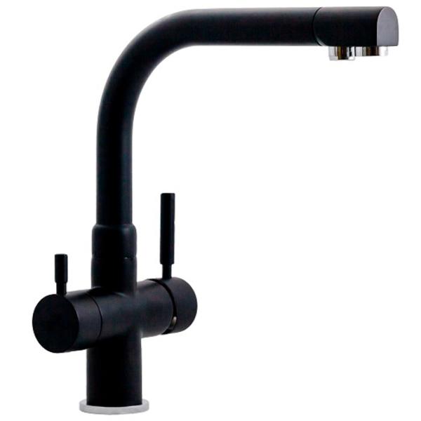 Baterie pentru bucătărie Hoff 3301B Mono comandă/ pivotantă/ Alamă/ Black photo 2 Baterie pentru bucătărie Hoff 3301B Mono comandă/ pivotantă/ Alamă/ Black photo 2
