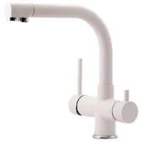 Baterie pentru bucătărie Hoff 3301CRE Mono comandă/ pivotantă/ Alamă/ Beige