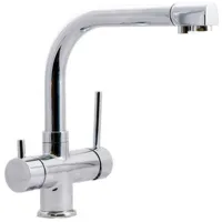 Смеситель для кухни Hoff 4301B Однорычажный/ поворотный/ Латунь/ Хром