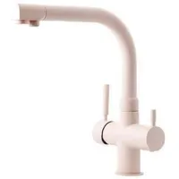 Baterie pentru bucătărie Hoff 4301GA Mono comandă/ pivotantă/ Alamă/ Beige