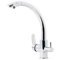 Смеситель для кухни Hoff 3305 Однорычажный/ поворотный/ Латунь/ Хром