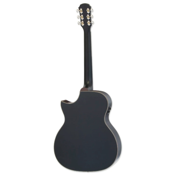 Акустическая гитара Aria 101CE MTBK 4/ 4, Dreadnought, Black photo 2