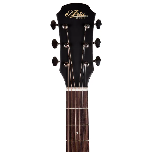 Chitară acustică Aria 111 MTBK 4/ 4, Dreadnought, Black photo 6