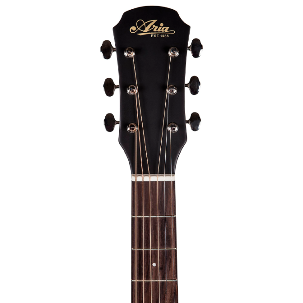 Chitară acustică Aria 111 MTBK 4/ 4, Dreadnought, Black photo 6