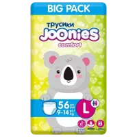 Scutece pentru copii Joonies Comfort L 9 - 14 kg/ 56 buc.