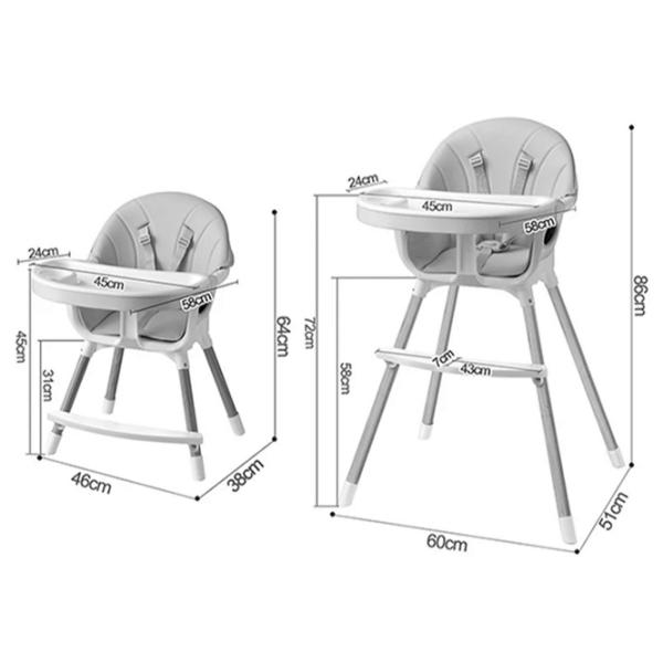 Scaun de masă 4Play Feeding (00-00755439) / 6 luni / Blue  photo 5 Scaun de masă 4Play Feeding (00-00755439) / 6 luni / Blue  photo 5