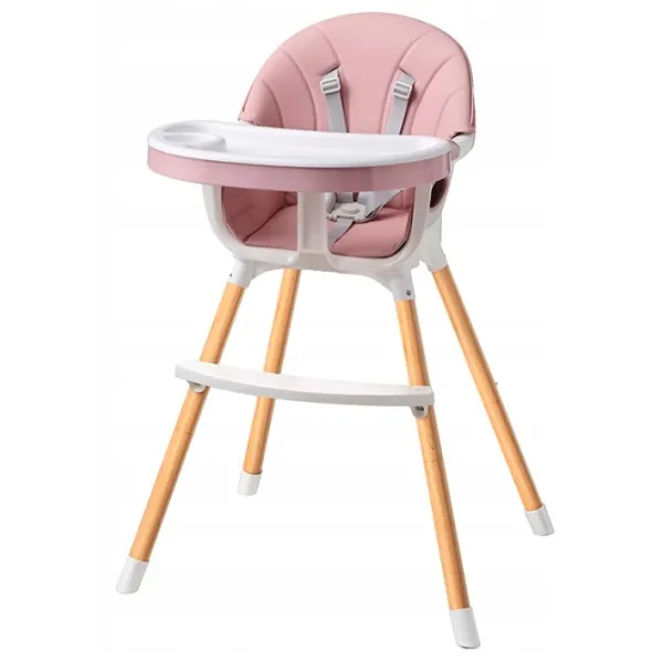 Scaun de masă 4Play Feeding (00-00755443) / 6 luni / Pink  photo 1