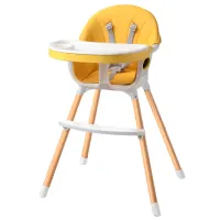 Стульчик для кормления 4Play Feeding (00-00755436) / 6 месяцев / Желтый 