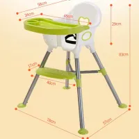 Scaun de masă 4Play Simple (00-00755444) / 6 luni / Green photo 5