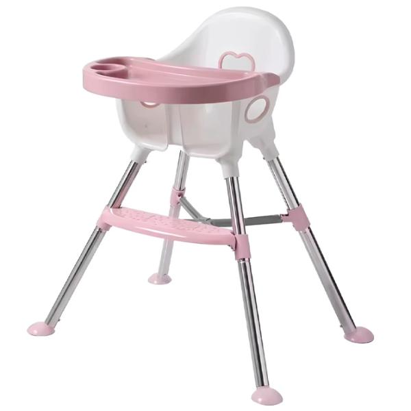 Scaun de masă 4Play Simple (00-00812316) / 6 luni / Pink  photo 1