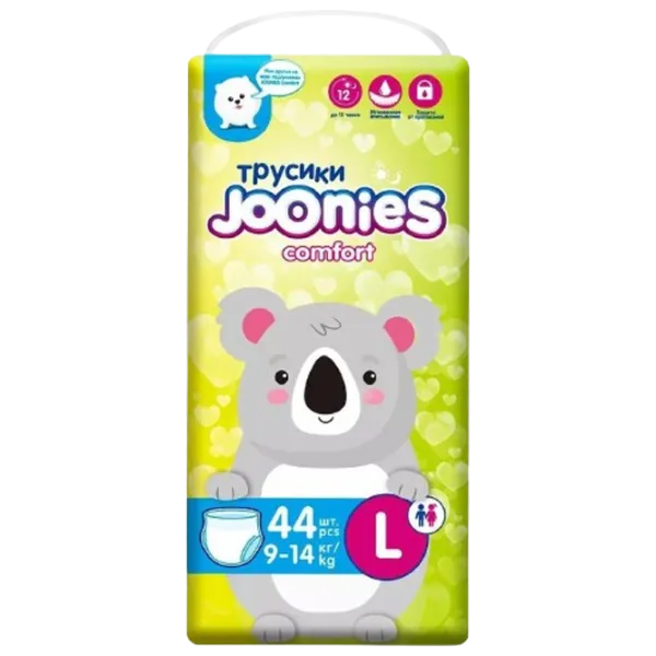 Подгузники для детей Joonies Comfort L 9 - 14 кг/ 44 шт. photo 1