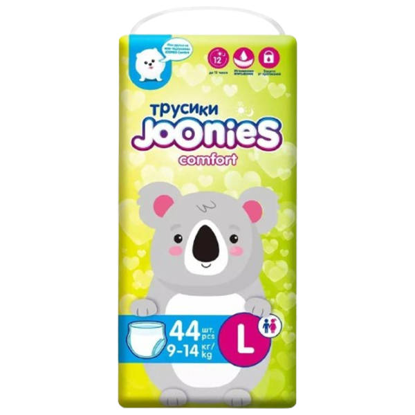 Подгузники для детей Joonies Comfort L 9 - 14 кг/ 44 шт. photo 1