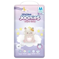 Scutece pentru copii Joonies Royal Fluffy M 6 - 11 kg/ 54 buc.
