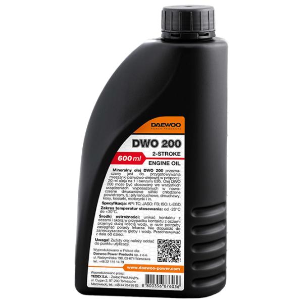 Моторное масло Daewoo DWO 200 50 0.6 л минеральное photo 2