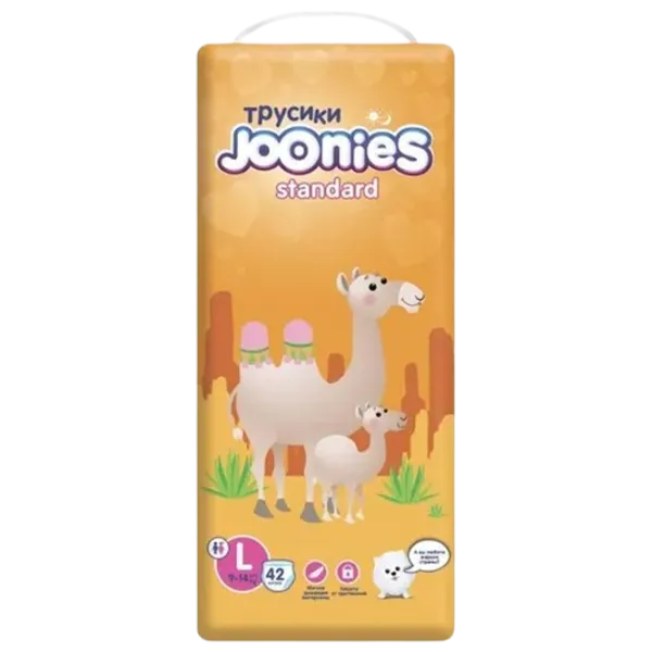 Scutece pentru copii Joonies Standard L 9 - 14 kg/ 42 buc. photo 1