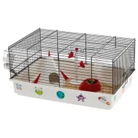 Cușcă pentru rozătoare Ferplast Criceti 9 Decor Metal/ White