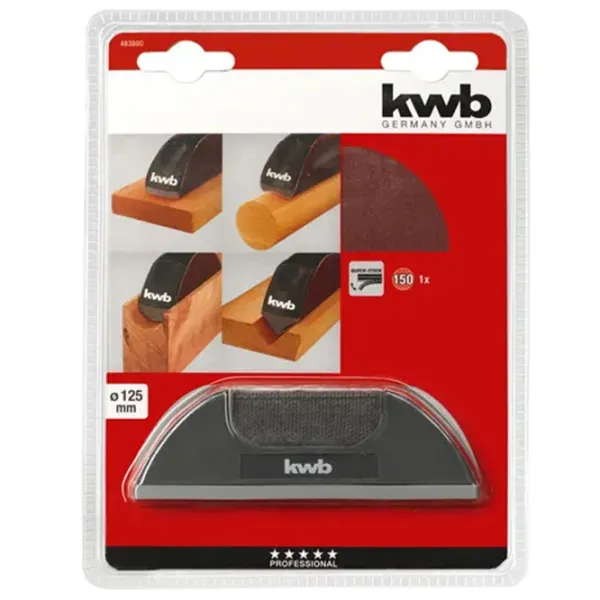 Брусок для шлифовалъных KWB 483800 Универсальное photo 1