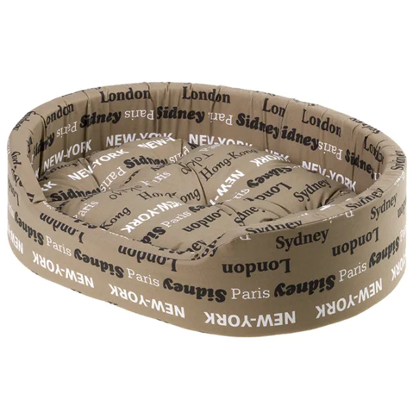 Кровать для кошек Ferplast DANDY Бархат/ Brown photo 1