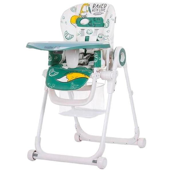 Scaun de masă Chipolino Master Chef (STHMC02303A) / 6 luni / Aloe  photo 1