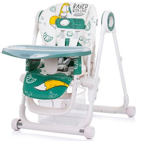 Scaun de masă Chipolino Master Chef (STHMC02303A) / 6 luni / Aloe  photo 2