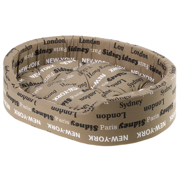 Кровать для кошек Ferplast DANDY Бархат/ Brown photo 1 Кровать для кошек Ferplast DANDY Бархат/ Brown photo 1