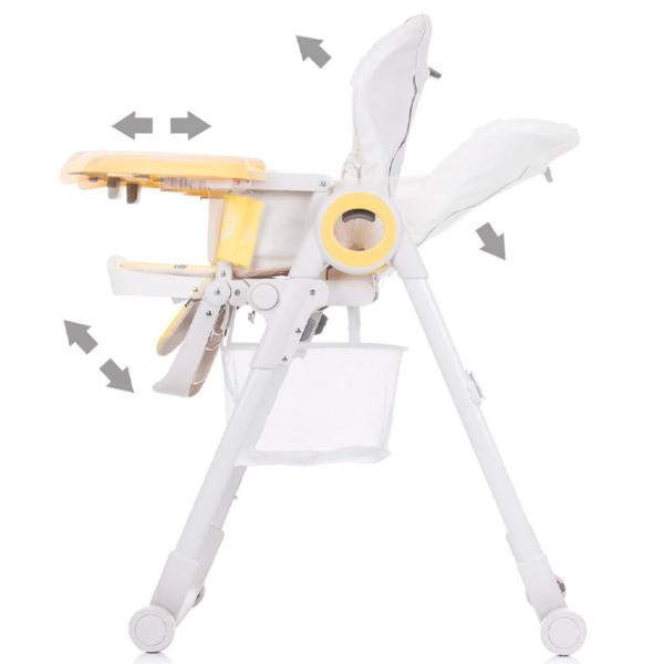 Стульчик для кормления Chipolino Master Chef (STHMC02304MA) / 6 месяцев / Желтый  photo 6 Стульчик для кормления Chipolino Master Chef (STHMC02304MA) / 6 месяцев / Желтый  photo 6