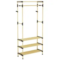 Etajeră Seowood SEO-8170 165 x 76 x 28 cm/ Lemn/ Beige