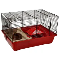 Cușcă pentru rozătoare Flamingo Enzo 1 Metal/ Metallic Red