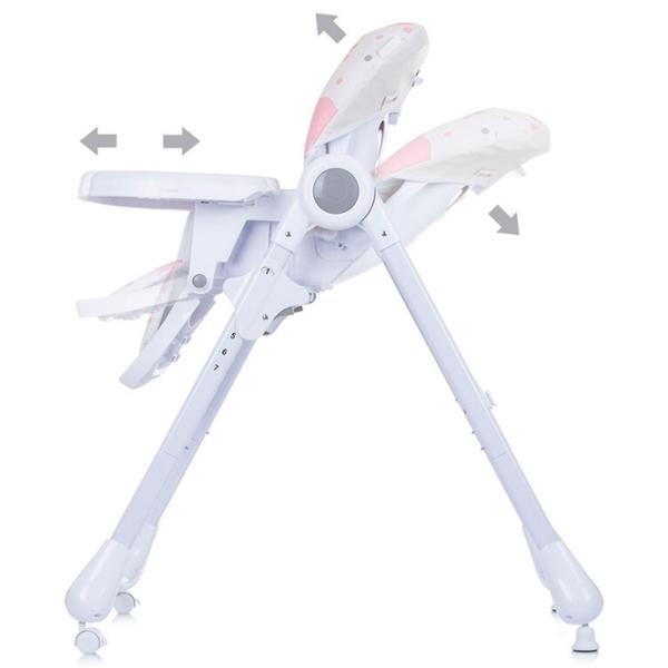 Стульчик для кормления Chipolino Yeti (STHYE02304RW) / 6 месяцев / Rose Water  photo 5