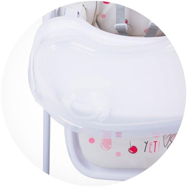 Стульчик для кормления Chipolino Yeti (STHYE02304RW) / 6 месяцев / Rose Water  photo 7