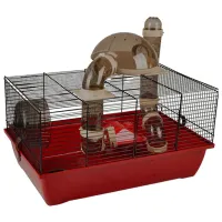 Клетка для грызунов Flamingo Mido Металл/ Красный