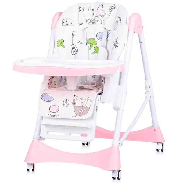 Стульчик для кормления Chipolino Bambino (STHBM02306RW) / 6 месяцев / Rose Water  photo 2