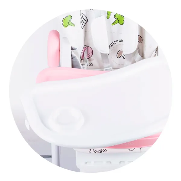 Стульчик для кормления Chipolino Bambino (STHBM02306RW) / 6 месяцев / Rose Water  photo 5