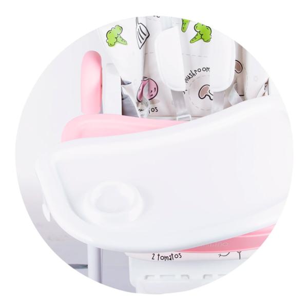 Стульчик для кормления Chipolino Bambino (STHBM02306RW) / 6 месяцев / Rose Water  photo 5