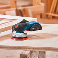 Шлифовальная машина Bosch B0601372201 Эксцентриковая/ Blue photo 4
