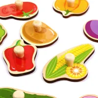 Puzzle 3D Tooky Toy Legume 1.5+/ Numărul de piese: 11 photo 3