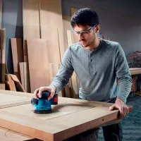 Șlefuitor Bosch GEX 185-LI Cu excentric/ Blue photo 3