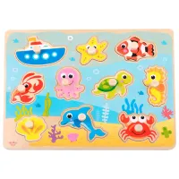 Пазл 3D Tooky Toy Водные животные 1+/ Количество деталей: 11 photo 2