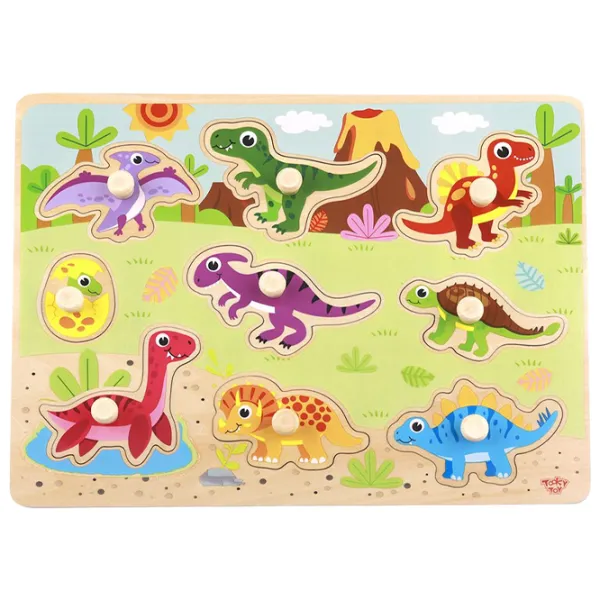 Пазл 3D Tooky Toy Деревянный 1+/ Количество деталей: 10 photo 2