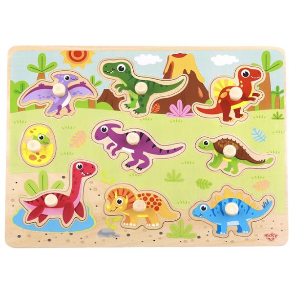 Пазл 3D Tooky Toy Деревянный 1+/ Количество деталей: 10 photo 2