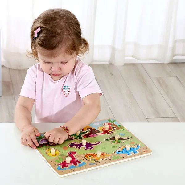 Пазл 3D Tooky Toy Деревянный 1+/ Количество деталей: 10 photo 4