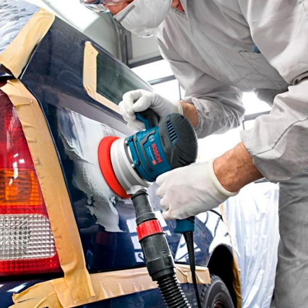 Șlefuitor Bosch GEX 40-150 Cu excentric/ 400 W/ Blue photo 3