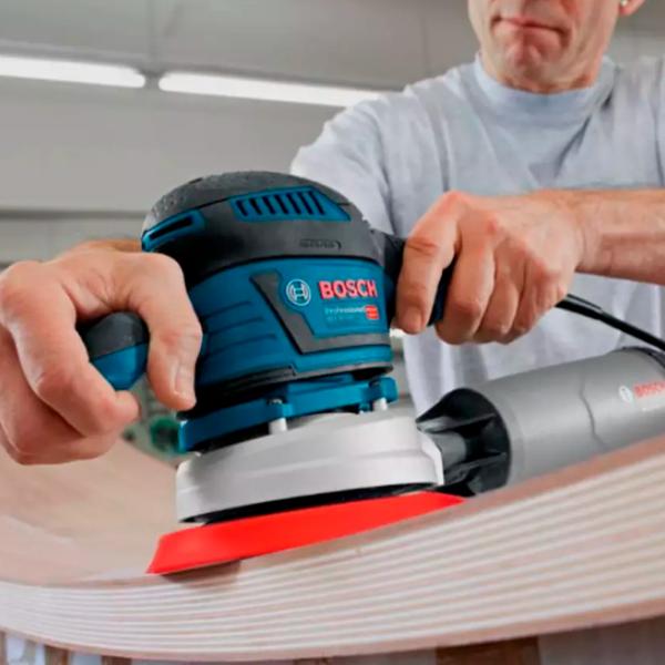 Șlefuitor Bosch GEX 40-150 Cu excentric/ 400 W/ Blue photo 4