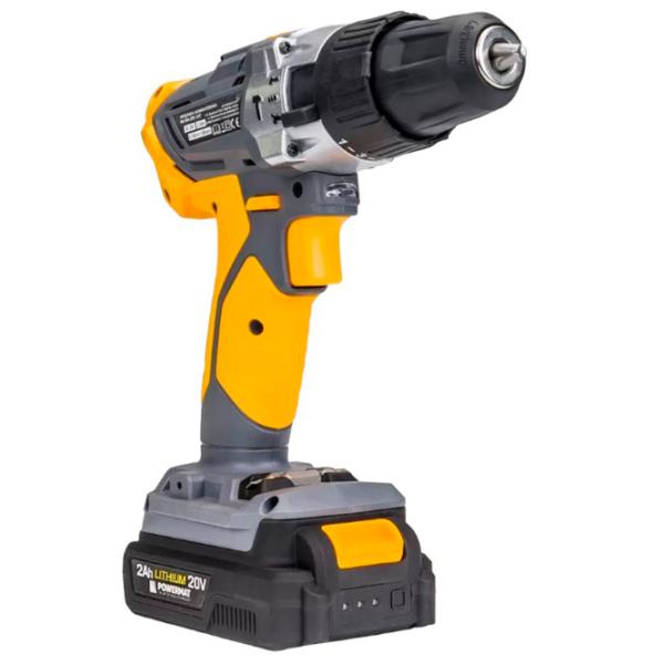 Mașină de găurit și înșurubat Powermat PM-WA-20V-2AT 1300 rot/ min photo 4