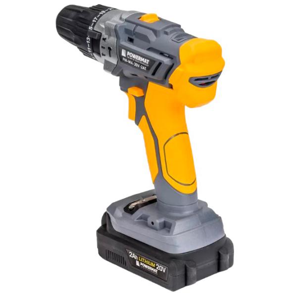 Mașină de găurit și înșurubat Powermat PM-WA-20V-2AT 1300 rot/ min photo 5