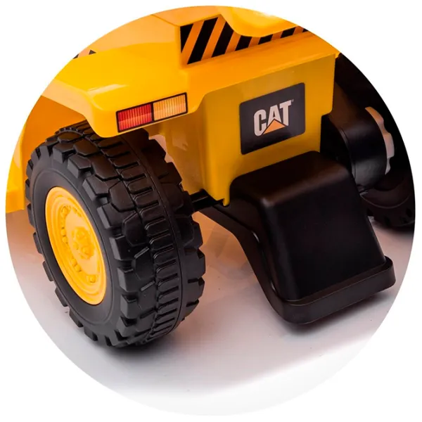 Электромобиль Cat Chipolino Dump Truck 2.7 км/ч / 25 кг / 1.5+ / Желтый photo 5